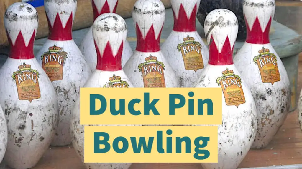 duckpin bowling pins mechanical