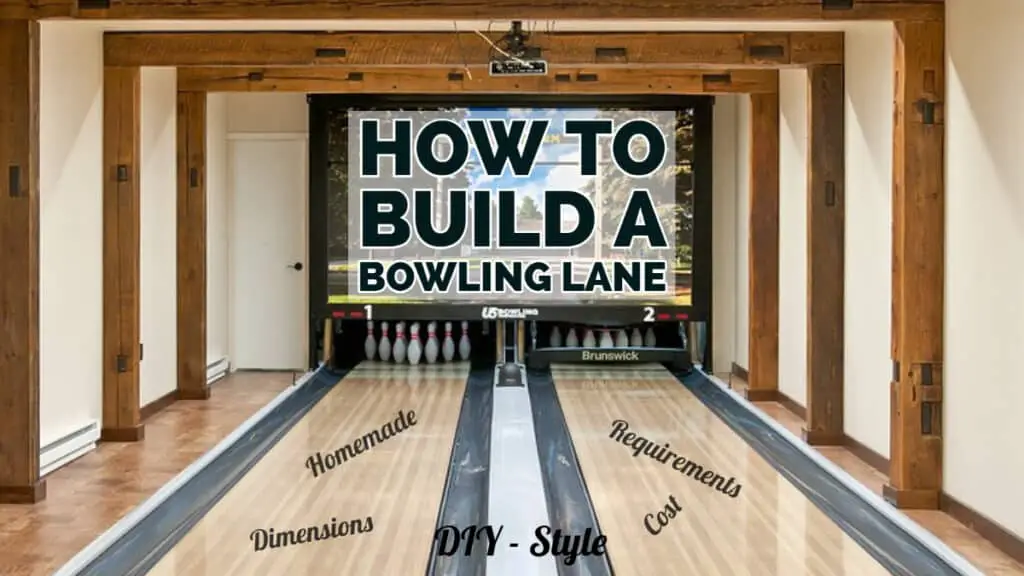 How to Build a Bowling Lane - Private bowling alley at home